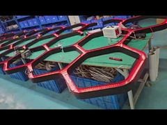 แสง LED เส้นทาง Hexagon แสง LED ที่กําหนดเอง สําหรับศูนย์การค้า