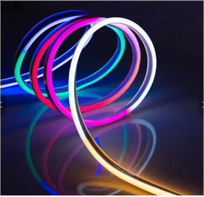 SMD4040 5M RGB Led นีออน เฟล็กซ์ 300LM/W LED นีออน Rope Light 6X12 มม.